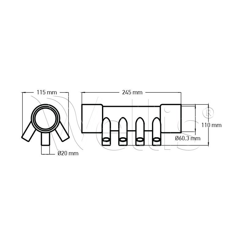 60-20 Verteiler B-B 12-er RD – Bild 3