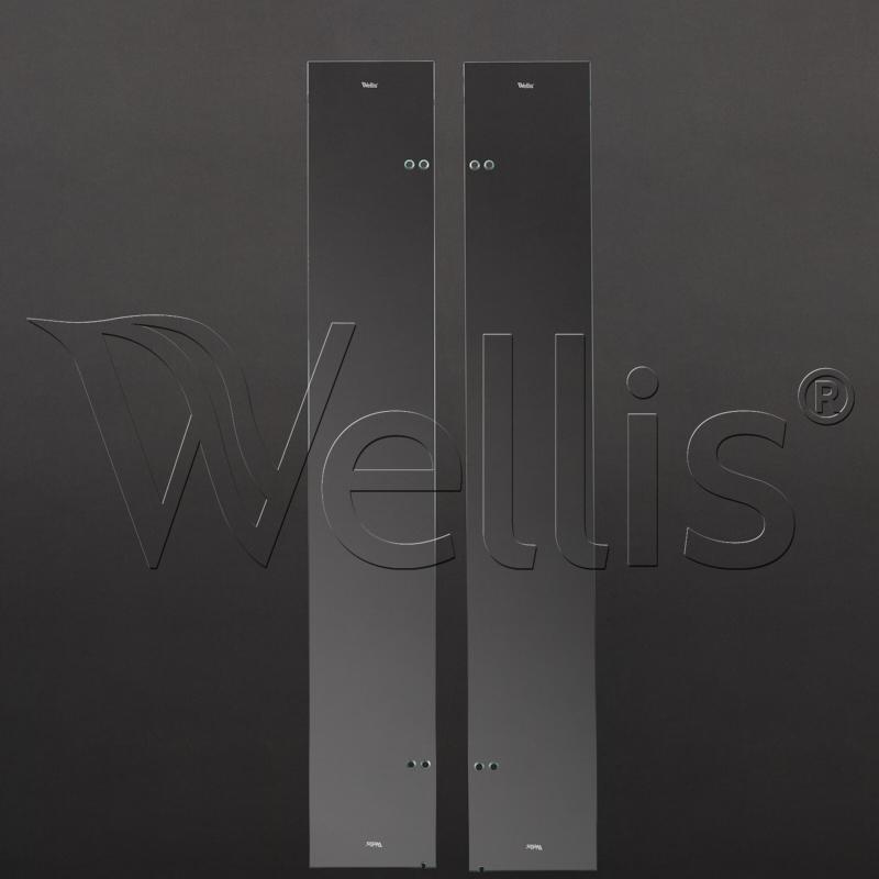 Murano festes Glas 2 Stk