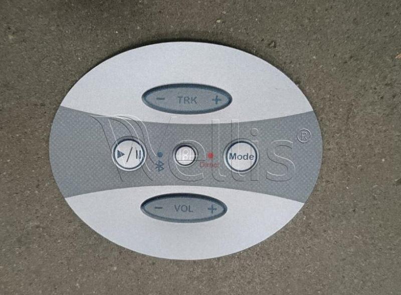 Bedienergerät Aufkleber Poly Planar HiFi ovale