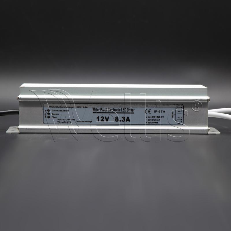 Transformator 12V 8,3A (IP67)