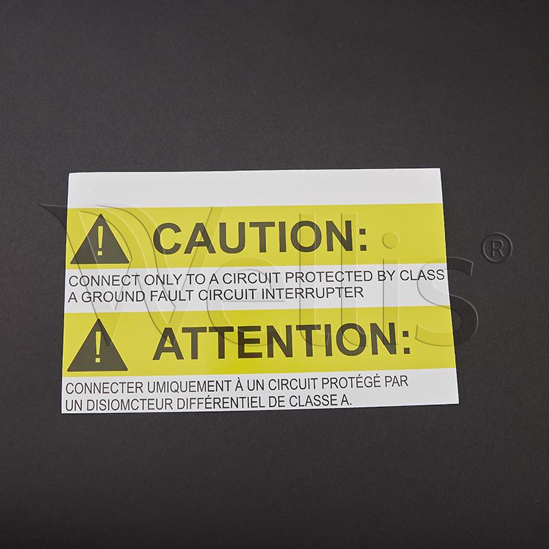 Aufkleber Caution Connect (USA)