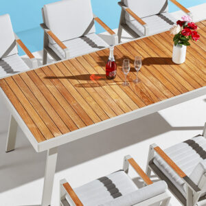 Aspero Gartentischset für 6 Personen